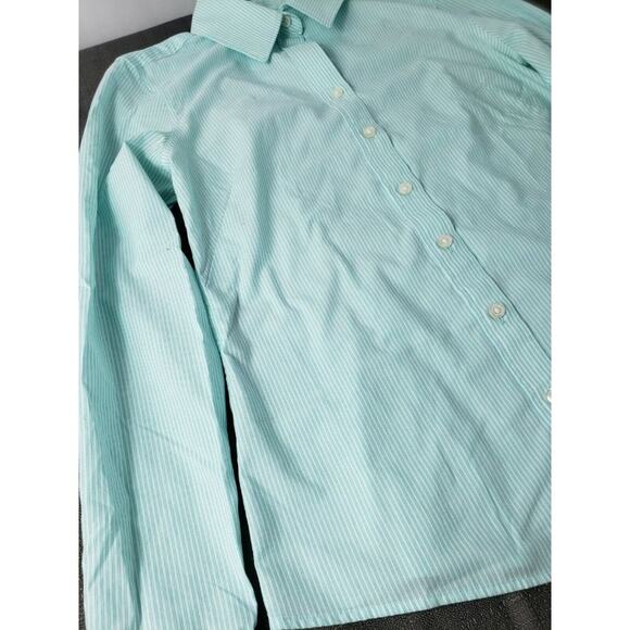 Banana Republic Button Down Career Shirt Blouse Women's size 4 Plaid - Picture 2 of 7